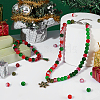 AHADERMAKER DIY Round Beads Jewelry Making Finding Kit for Christmas DIY-GA0003-52-5