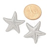 Brass Stud Earrings for Women EJEW-U036-01P-02-4