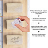 Clear Acrylic Soap Stamps DIY-WH0438-018-5