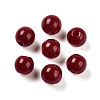 Opaque Solid Color Glass Beads GLAA-N007-6mm-A04-1