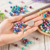 96Pcs 6 Styles Dyed Natural and Synthetic Imperial Jasper Dyed Beads G-TA0002-40-7