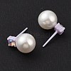 Hypoallergenic Bioceramics Zirconia Ceramic Stud Earrings EJEW-C111-15B-3