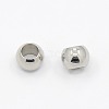 Tarnish Resistant 304 Stainless Steel Smooth Spacer Beads X-STAS-M006-02-1