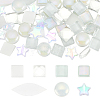 Fingerinspire 140Pcs 7 Styles Glass Cabochons & Plastic Beads DIY-FG0004-85-1