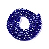 Electroplate Glass Beads Strands EGLA-A044-T3mm-A06-3