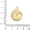 Brass Micro Pave Cubic Zirconia Locket Pendants KK-H203-13G-04-3