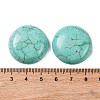 Dyed Synthetic Turquoise Cabochons G-B085-02A-01-3