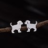 Stainless Steel Small Animal Stud Earrings for Women PW-WG5B49B-02-1