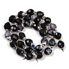 Dyed & Heated Natural Fire Crackle Agate Beads Strands G-N342-149I-21-3