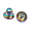 304 Stainless Steel Bead Cap Pendant Bails STAS-G224-24M-06-2