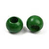 Spray Painted Wood European Beads WOOD-F017-05I-2