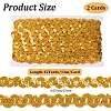 2Pcs Polyester Paillette Beads OCOR-CP0001-31A-2