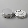 Aluminium Shallow Round Candle Tins AJEW-WH0312-58A-2