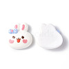 Opaque Resin Cabochons CRES-P023-02D-2