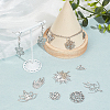 20Pcs 10 Styles 304 Stainless Steel Laser Cut Charms STAS-UN0048-70-2
