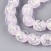 Handmade Foil Glass Beads Strands FOIL-Q002-05F-3