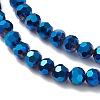 Electroplate Glass Beads Strands EGLA-K015-09A-3