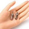 2Pcs Natural Rhodonite Double Terminated Pointed Pendants G-YW0002-05C-4