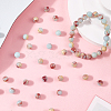 100Pcs Synthetic Aqua Terra Jasper Beads G-SP0001-34-6