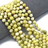 Natural Butter Jade Beads Strands G-K389-E38-01-2