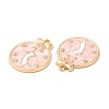 Alloy Enamel Pendants ENAM-C005-31G-01-3