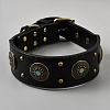PU Leather Dog Collar AJEW-WH20018-191A-01-1