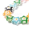 Handmade Lampwork Beads Strands LAMP-K037-07E-2