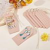 Portable PU Leather Earring Display Cards EDIS-WH0029-09-5