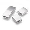 Tarnish Resistant 304 Stainless Steel Magnetic Clasps with Glue-in Ends STAS-G143-91P-3