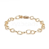 Brass Cable Chain Bracelet BJEW-JB07079-1