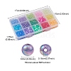 870Pcs 15 Colors  Acrylic Beads MACR-YW0002-53-4