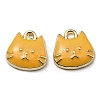 Golden Plated Alloy Charms ENAM-L042-01G-01-2