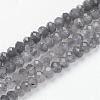 Natural Cloudy Quartz Beads Strands G-F362-04-4x6mm-1