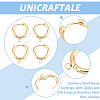 Unicraftale 12Pcs 201 Stainless Steel Hoop Earrings STAS-UN0056-85-4