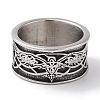 Viking Odins Raven Norse Wolf Finger Rings RJEW-U005-01AS-2