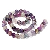 Natural Purple Fluorite Beads Strands G-G184-A01-01-3