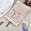 Portable Travel PU Leather & PVC Loose Leaf Binder Jewelry Books AJEW-WR0003-78B-4