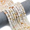 Natural Cherry Blossom Agate Beads Strands G-P575-A07-8x5mm-1
