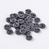 2-Hole Flat Round Resin Sewing Buttons for Costume Design BUTT-E119-14L-01-1