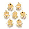 Alloy Enamel Charms PALLOY-S174-14F-2