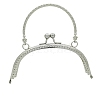 Flower Iron Kiss Lock Purse Frame Handle PW-WG5A87F-03-1