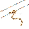 Handmade Glass Seed Beaded Necklaces NJEW-JN03185-03-1