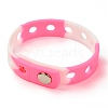 Unisex Silicone Cord Bracelets BJEW-M204-01B-2