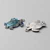 Zinc Alloy Enamel Connector Charms FIND-WH0136-19J-2