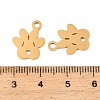 201 Stainless Steel Pendants STAS-Z195-02G-03-3