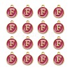 Golden Plated Alloy Enamel Charms X-ENAM-S118-08F-2