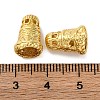 Cone Shape Rack Plating Brass Beads KK-S406-05G-2