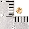 Rack Plating Flat Round Brass Micro Pave Cubic Zirconia Cabochons KK-F874-03G-07-3