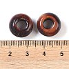 Natural Red Tiger Eye European Beads G-G740-14x8mm-39-3