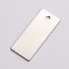 Tarnish Resistant Stainless Steel Stamping Blank Tag Pendants STAS-L166-06-2